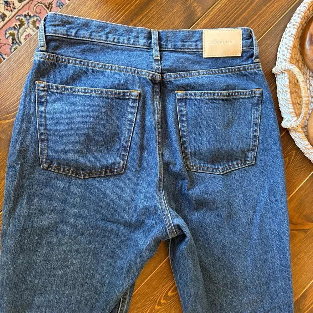 Everlane THE '9OS CHEEKY® JEAN in Organic Cotton Size 29 Dark Wash Ankle Length - Picture 4 of 11